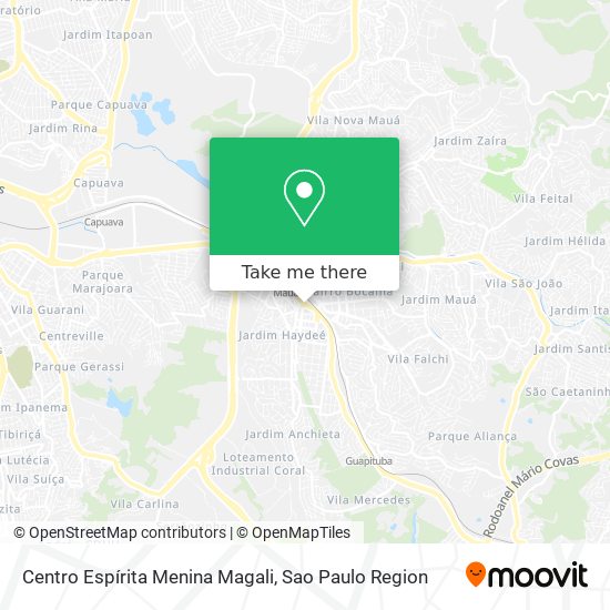 Centro Espírita Menina Magali map