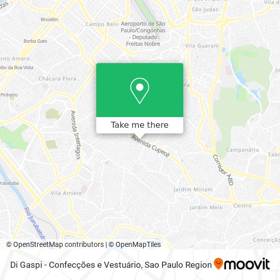 Di Gaspi - Confecções e Vestuário map