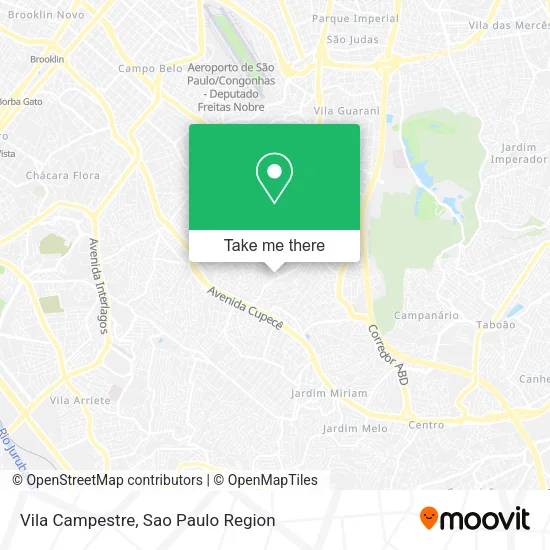 Vila Campestre map