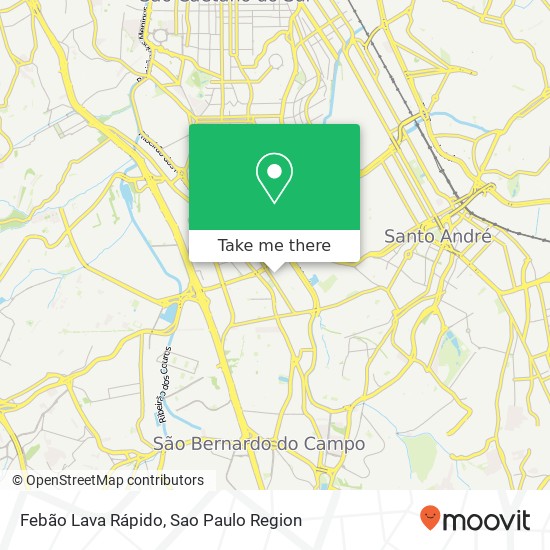 Febão Lava Rápido map