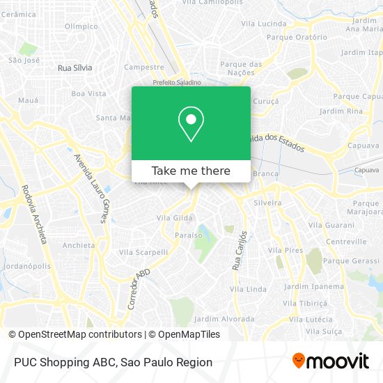 PUC Shopping ABC map