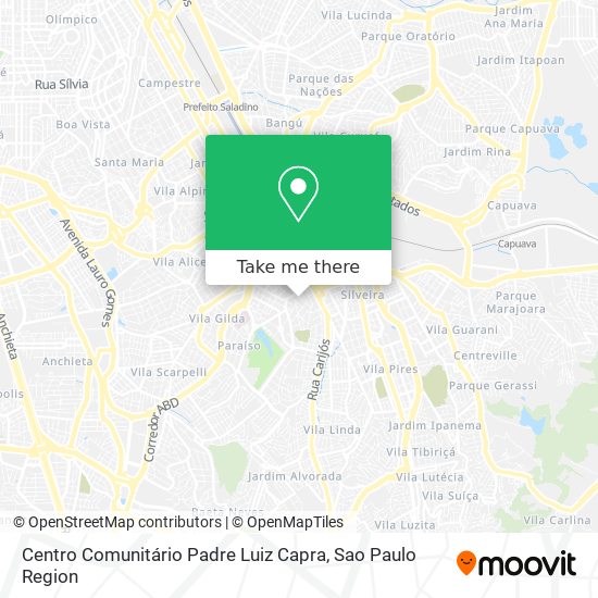 Centro Comunitário Padre Luiz Capra map