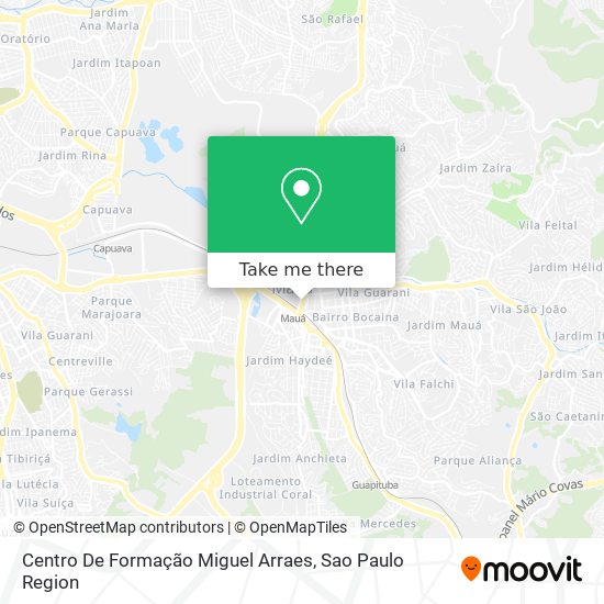 Mapa Centro De Formação Miguel Arraes