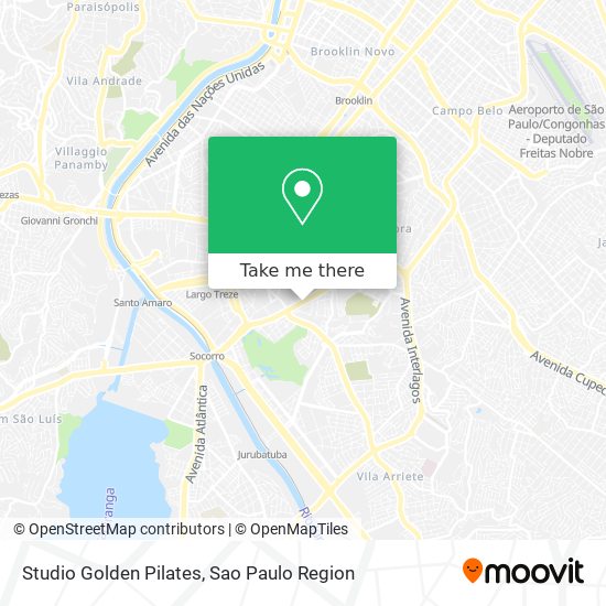 Studio Golden Pilates map