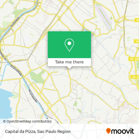 Capital da Pizza map