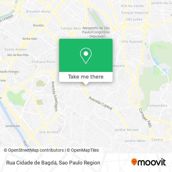 Mapa Rua Cidade de Bagdá