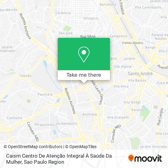 Caism Centro De Atenção Integral À Saúde Da Mulher map