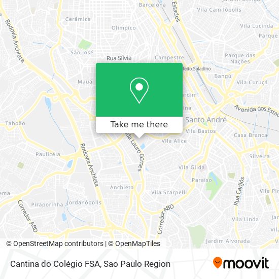 Cantina do Colégio FSA map