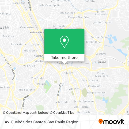 Mapa Av. Queirós dos Santos