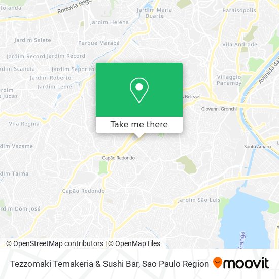 Mapa Tezzomaki Temakeria & Sushi Bar