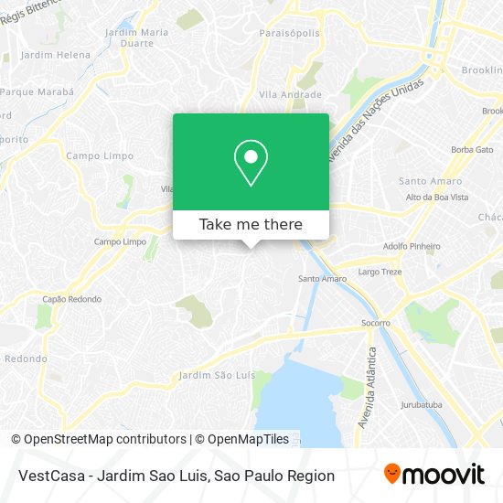 VestCasa - Jardim Sao Luis map