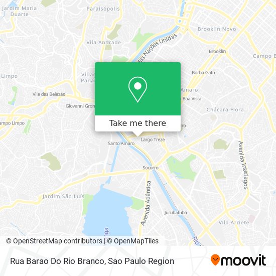 Mapa Rua Barao Do Rio Branco