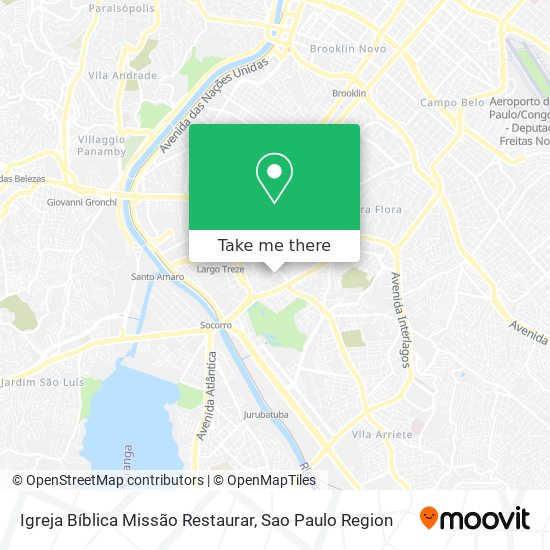 Igreja Bíblica Missão Restaurar map