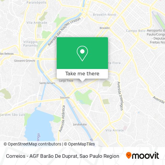 Correios - AGF Barão De Duprat map