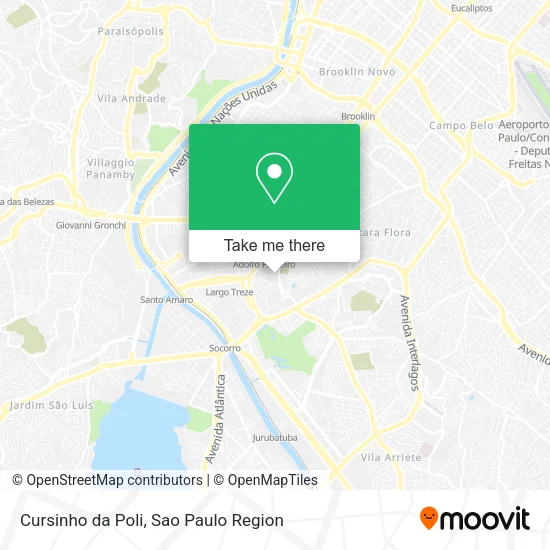 Cursinho da Poli map