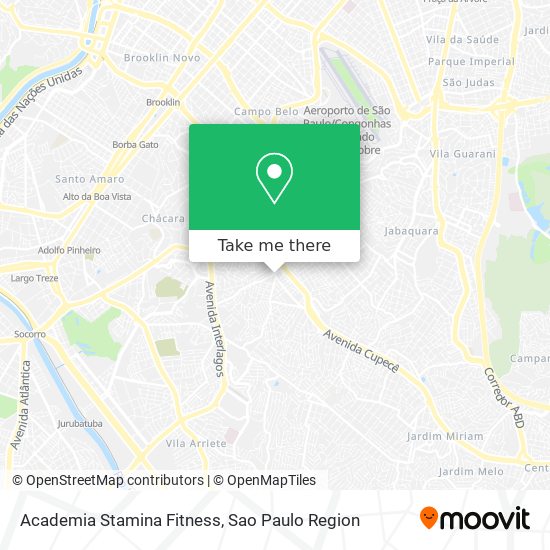 Academia Stamina Fitness map
