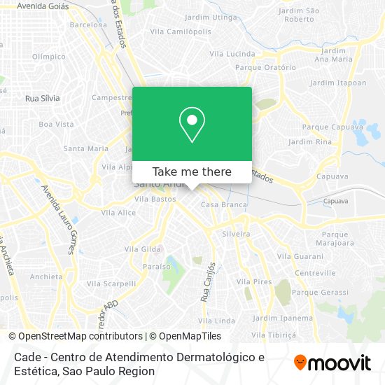 Cade - Centro de Atendimento Dermatológico e Estética map