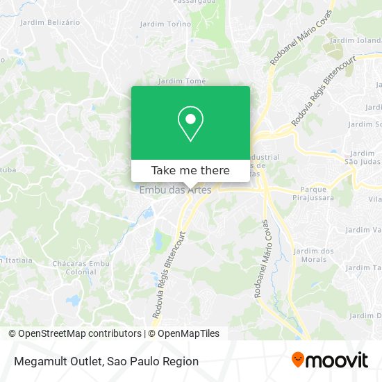 Mapa Megamult Outlet