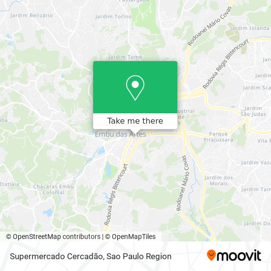 Supermercado Cercadão map