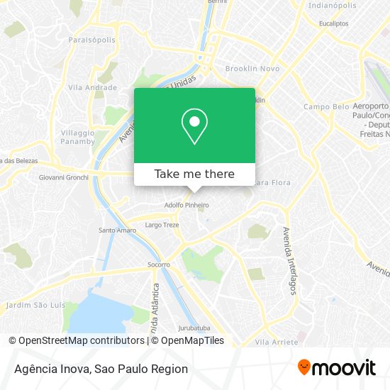 Agência Inova map