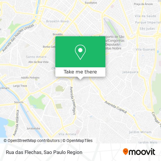 Rua das Flechas map