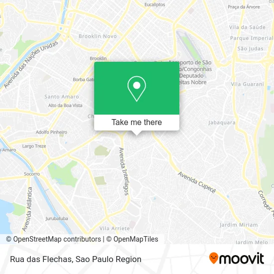 Rua das Flechas map