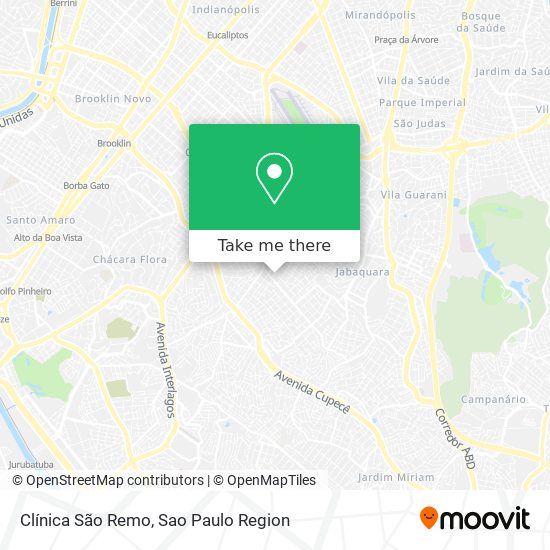 Clínica São Remo map