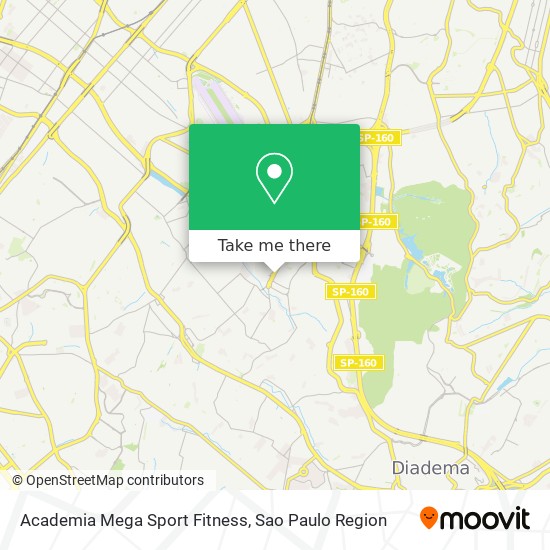 Academia Mega Sport Fitness map