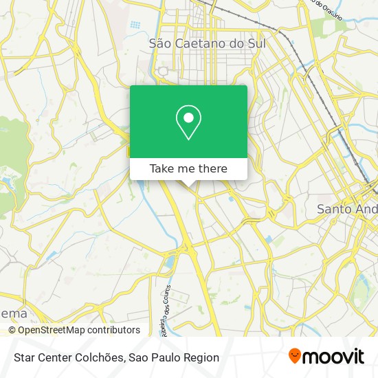 Star Center Colchões map