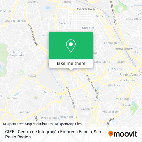 CIEE - Centro de Integração Empresa Escola map