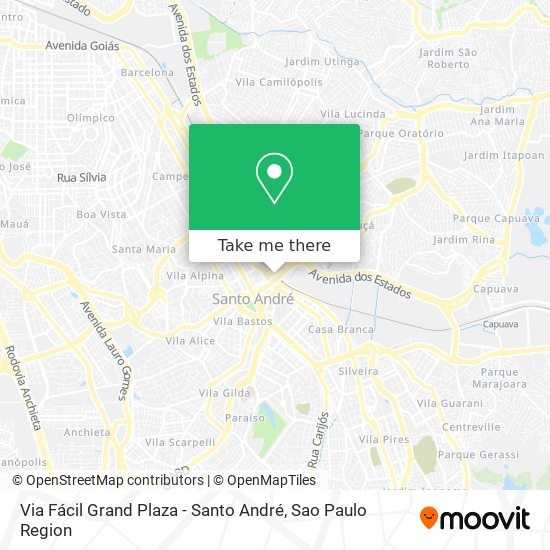 Via Fácil Grand Plaza - Santo André map