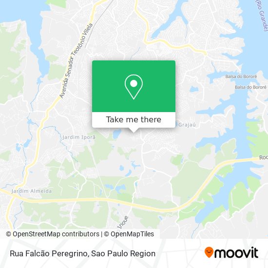 Rua Falcão Peregrino map