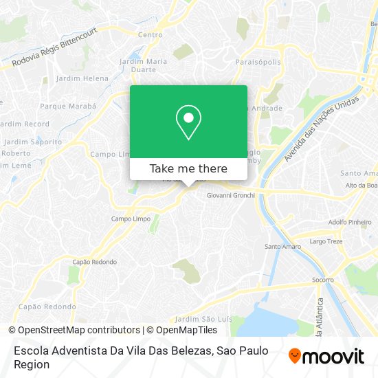 Escola Adventista Da Vila Das Belezas map