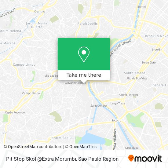 Pit Stop Skol @Extra Morumbi map