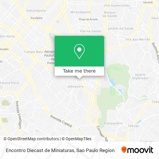 Encontro Diecast de Miniaturas map