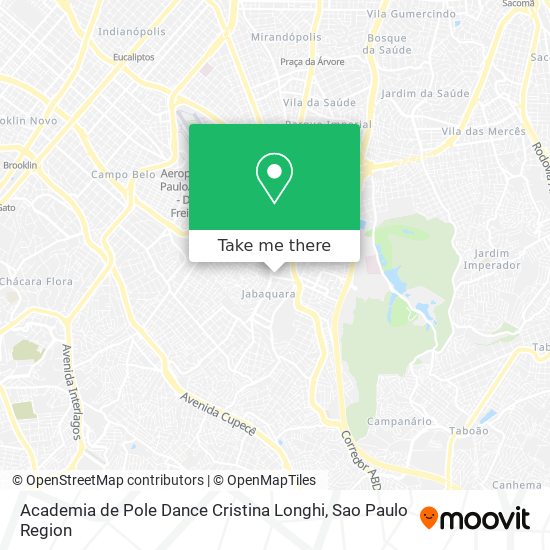 Academia de Pole Dance Cristina Longhi map