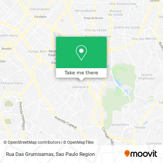 Rua Das Grumixamas map