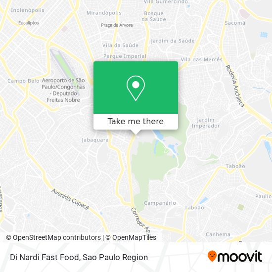 Di Nardi Fast Food map