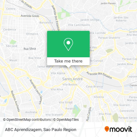 ABC Aprendizagem map