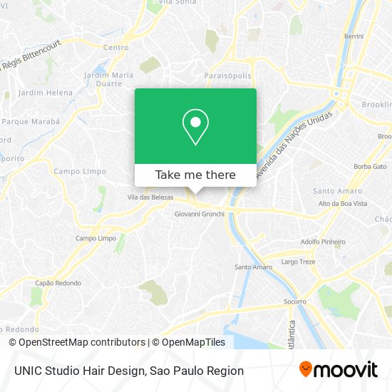 UNIC Studio Hair Design map