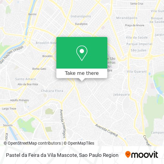 Pastel da Feira da Vila Mascote map