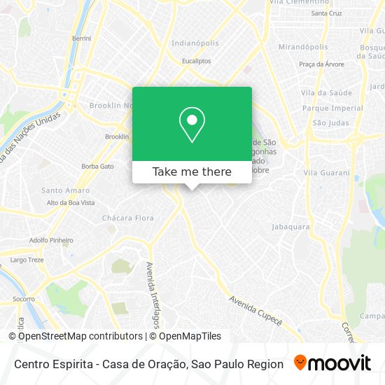 Mapa Centro Espirita - Casa de Oração