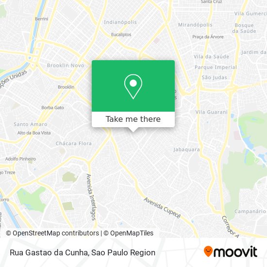 Rua Gastao da Cunha map