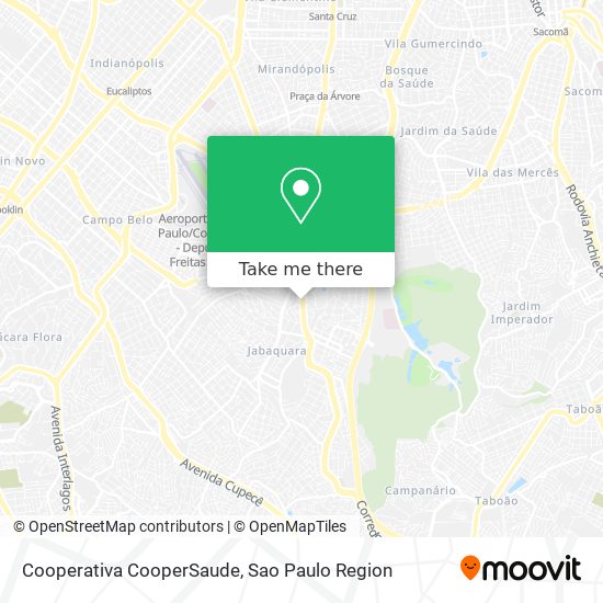 Cooperativa CooperSaude map