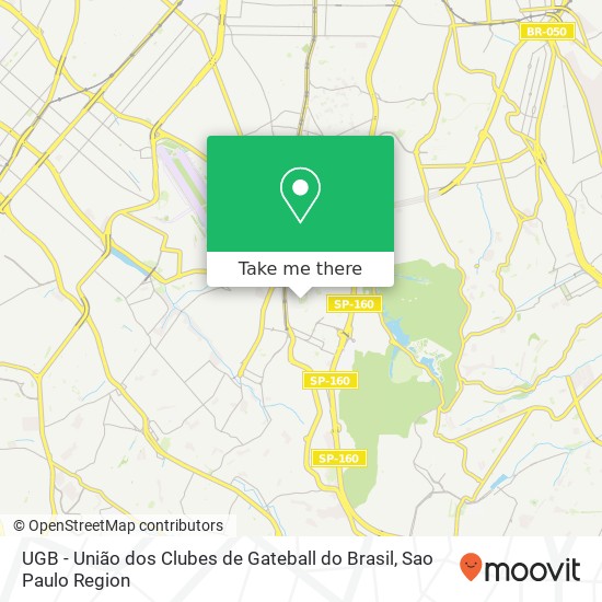 Mapa UGB - União dos Clubes de Gateball do Brasil