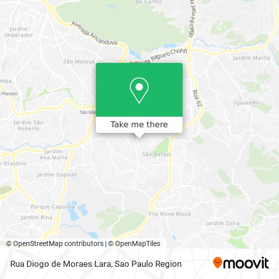 Rua Diogo de Moraes Lara map