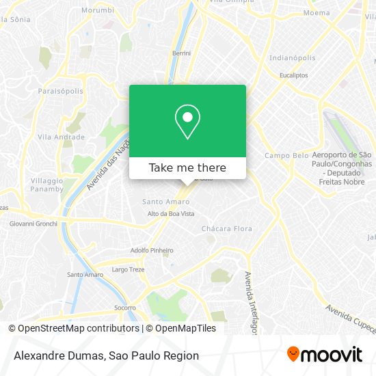Mapa Alexandre Dumas