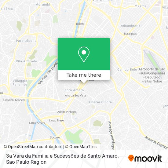 3a Vara da Família e Sucessões de Santo Amaro map