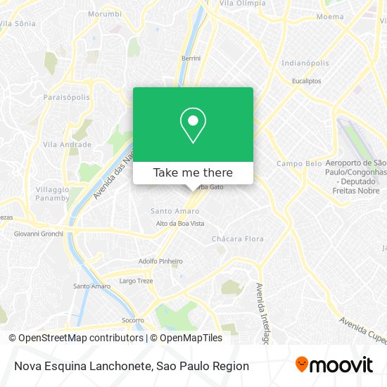 Nova Esquina Lanchonete map