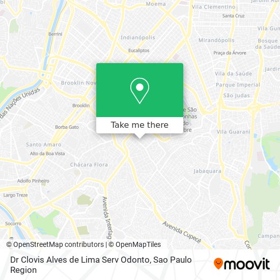 Mapa Dr Clovis Alves de Lima Serv Odonto